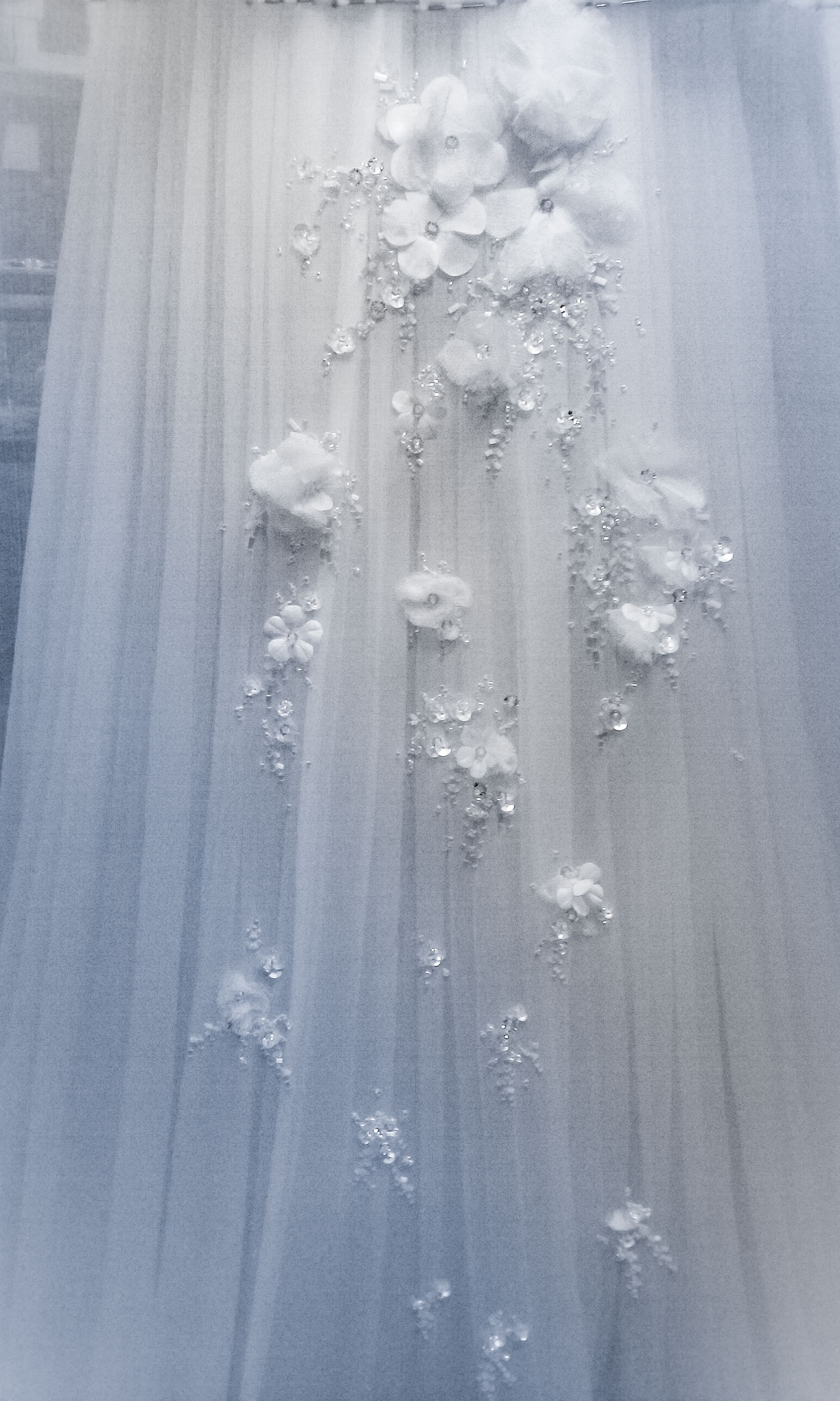 jupe de robe de mariée brodée