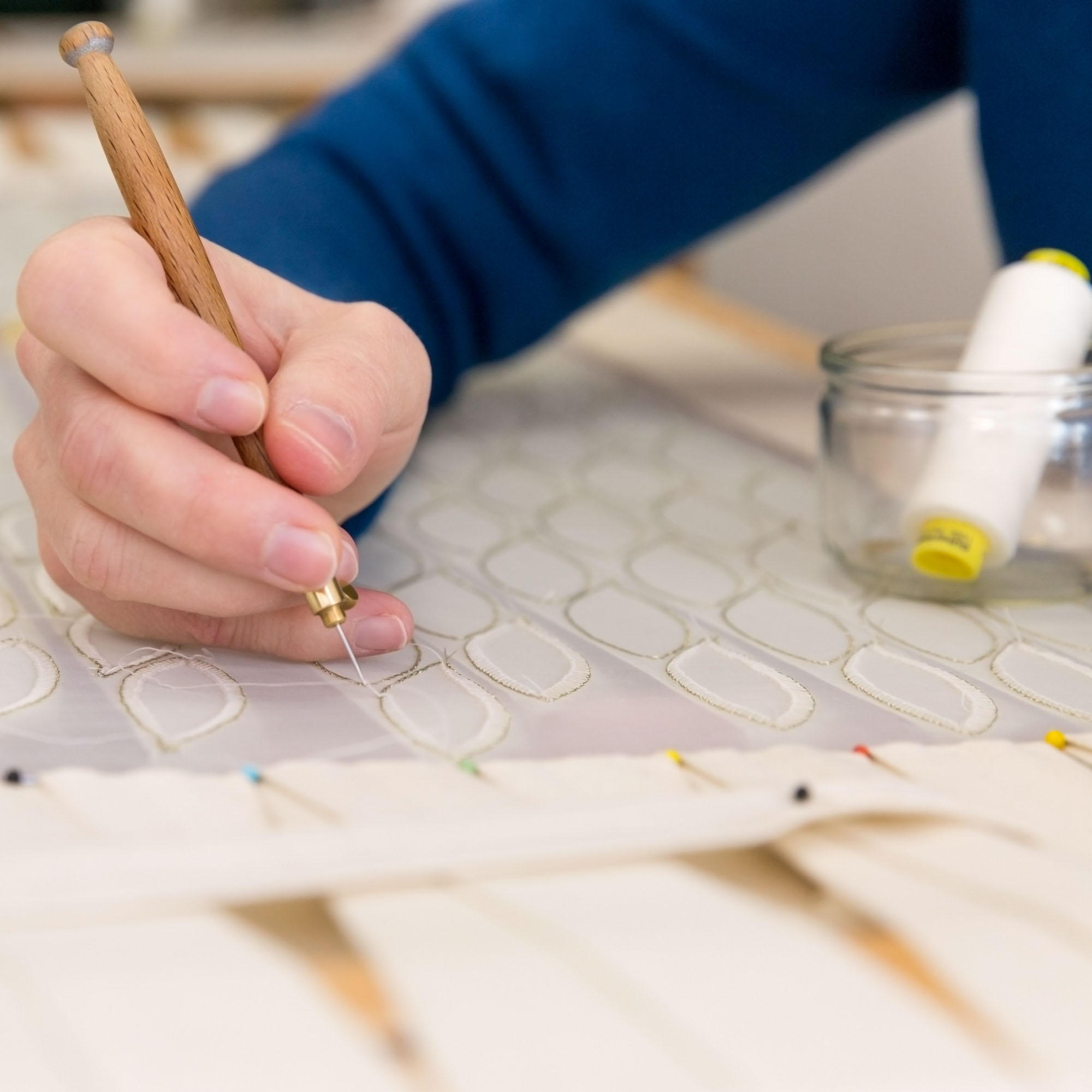 broderie au crochet de Lunéville