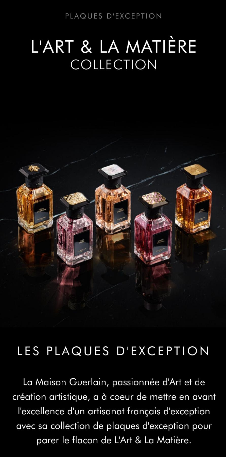 Guerlain , partenariat avec l'Atelier Bizet pour la personnalisation des flacons l'art et la matière