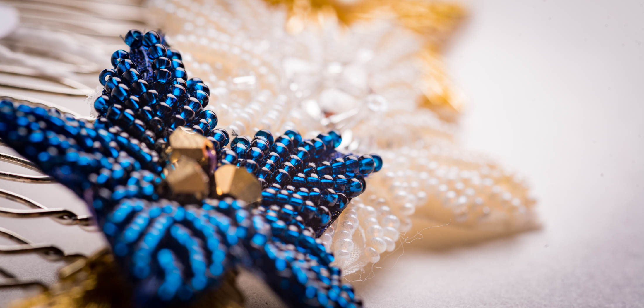 broderie pour robe du soir